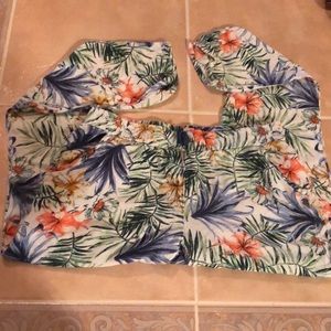 Roxy tropical print pants